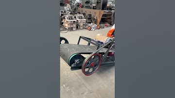 Jaw crusher with output conveyor belt  #jawcrusher #conecrusher #conveyorbelts