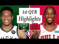 Chicago Bulls vs. Milwaukee Bucks  Full Highlights 1st QTR | 2022 NBA Playoffs