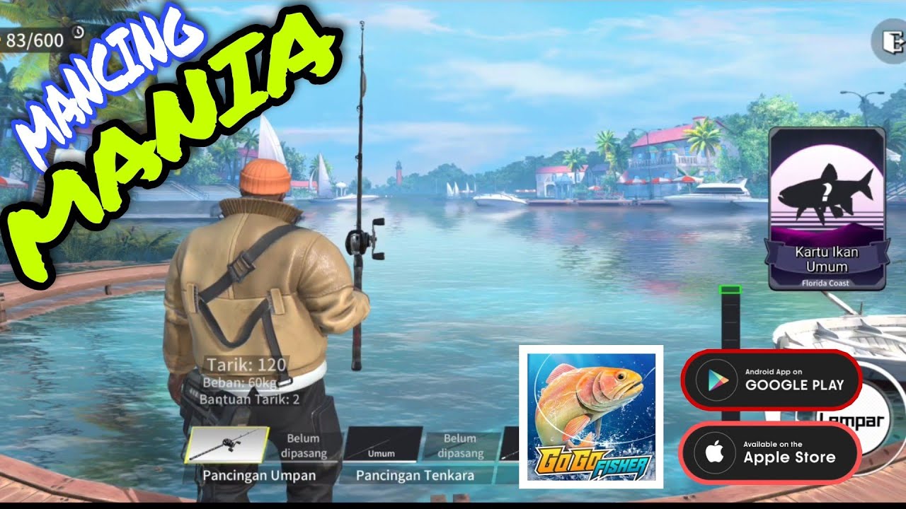 GOGO FISHER game memancing mobile android grafik HD 2022 