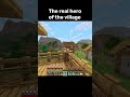 The real hero of village | STEVE LIVE | #minecraft #trending #youtubeshorts #trendingshorts