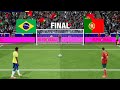 Portugal vs Brazil Penalty Shootout | Neymar vs Ronaldo | Highlights