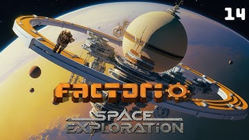 Factorio Space Exploration: Episode 14 - First Train!