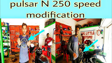 HOW TO INCREASE SPEED ON PULSAR N250 // SPEED MODIFICATION PULSAR N250/ @EvilLittleCustoms
