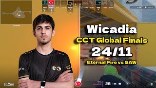 CS2 POV Eternal Fire Wicadia (24/11) vs SAW (Nuke) @ CCT Global Finals 2024