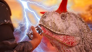 taming a ALPHA carno ark ascended
