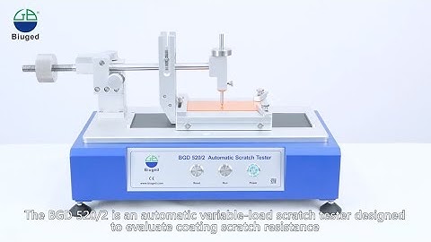BGD 520-2 Automatic Scratch Tester(Introduction)