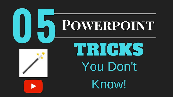 5 PowerPoint Tricks You Didn't Know