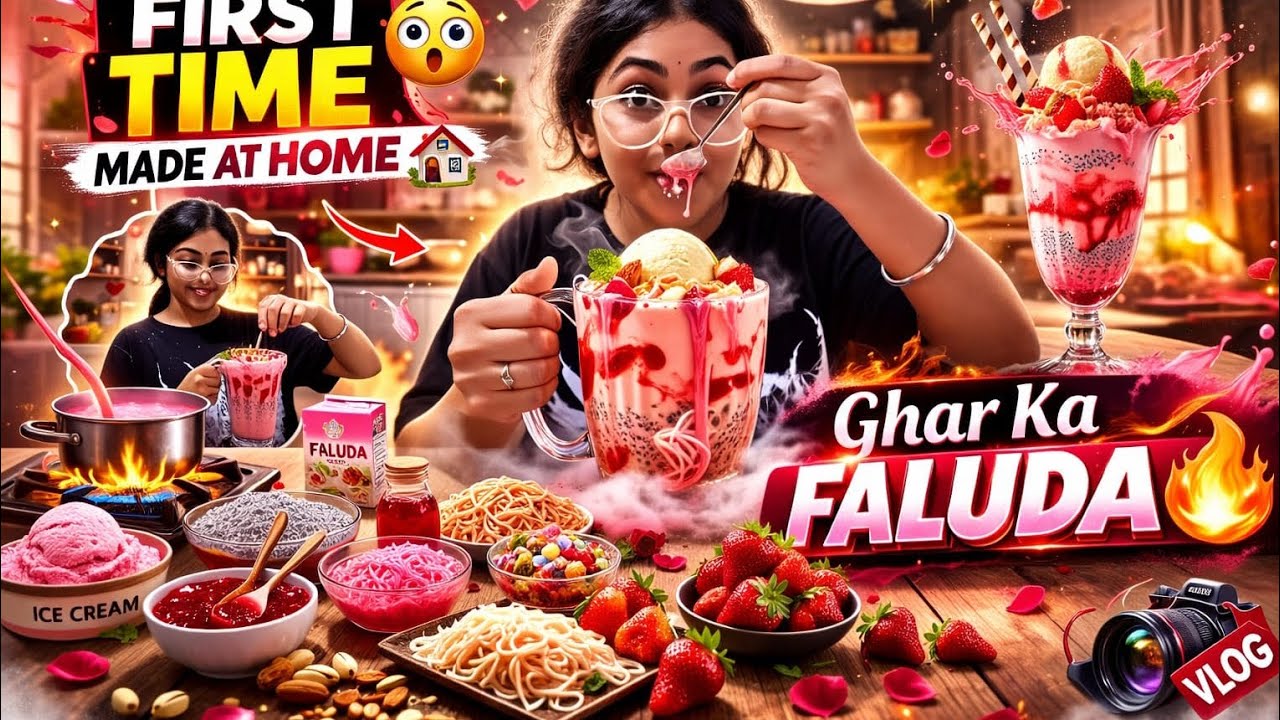 Perfect Faluda Banane Chali Thi… Par Ho Gaya Kand 😂🍨