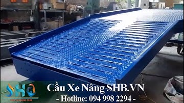 Cầu xe nâng 10 tấn chuẩn bị xuất tại xưởng SHB