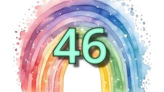 46 Second Countdown | Rainbow Colors
