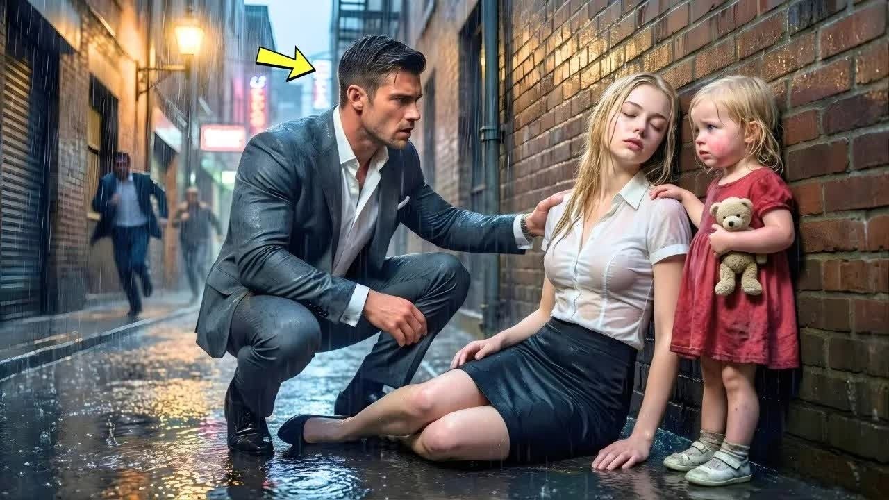 „Herr, Mama kann nicht laufen …“ sagte das Mädchen – der alleinerziehende CEO trug sie hinaus