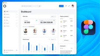 How to Design a Dashboard UI in Figma (Tutorial)