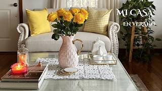 CASA DE VERANO 2026🌼COTTAGE AMARILLO Y ROSADO🌸 #soniaceli #soniacelidecoracion #cottagecore