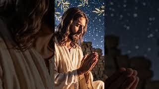 Jesus Christ praying in Gethsemane. 🙏 #jesuschrist #walkinspiritoftheholyspirit