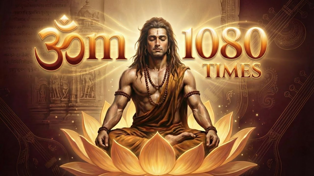 This OM Chant Will Calm Your Mind | 108x Times Pure OM Sound