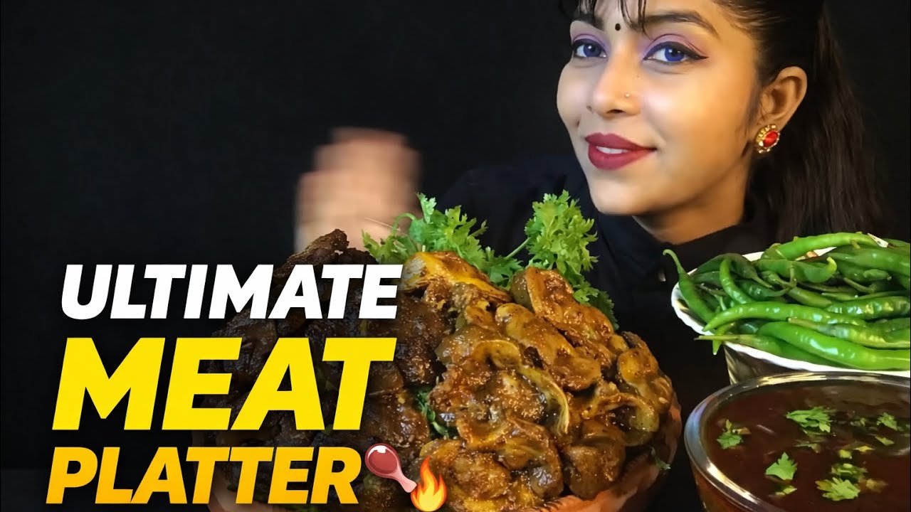 Ultimate Meat Platter | Spicy Desi Meat Feast | Satisfying Eating