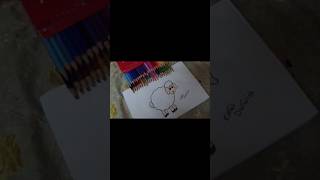 طريقة تلوين رسمة خروف العيد بطريقة احترافيه للاطفال🐑♥️