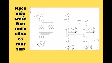 Đức Điện || Mạch Đảo chiều động cơ trực tiếp thông qua nút nhấn đôi CADe-Simu #cadesimu
