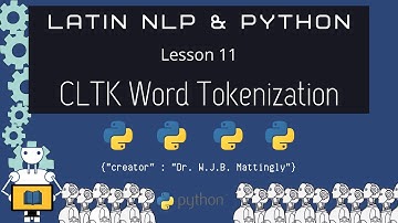 CLTK Word Tokenization (Latin NLP with Python 11)
