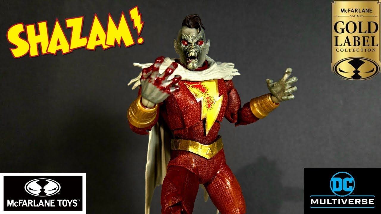 Dc Multiverse Shazam Vampire Gold Label - YouTube