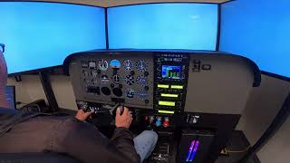 NUS-STAS (Single Engine Analog) GPS Approach with Low IFR & missed to holding