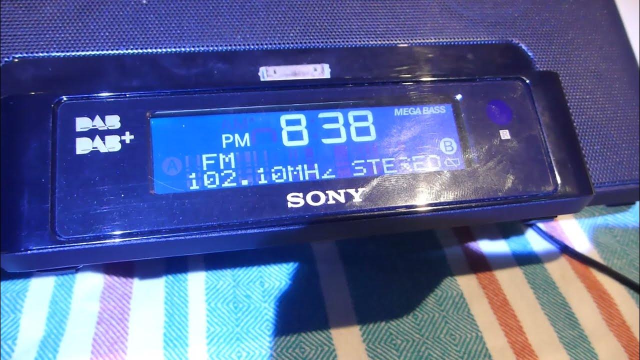 Sony Clock Radio XDRDS16iP LCD Display Repair YouTube