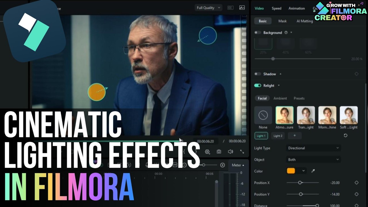 How to Create Advanced Lighting Effects in Filmora 15