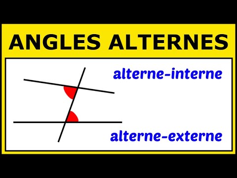 Reconnaître des Angles alternes-internes et alternes-externes