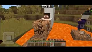 Russian kid rambles about witch and skibidi toilet in minecraft