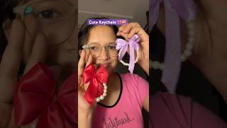 ✨ DIY Bow Keychain | Easy & Cute Craft Idea #diy#BowKeychain #DIYCraft