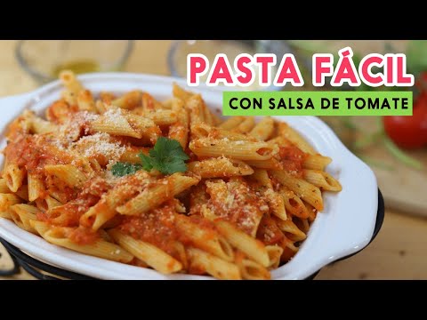 Video: Cómo Hacer Pasta Con Salsa De Tomate Y Verduras