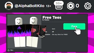 FREE SHIRTS IN ROBLOX-😍🤑🤭 