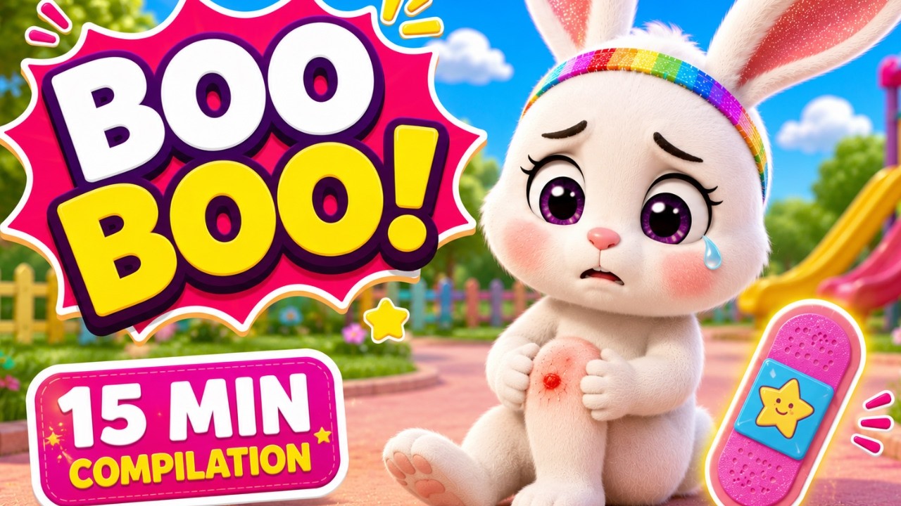 Boo Boo Song + More Kids Songs | 15 Min Nursery Rhymes Compilation # ...