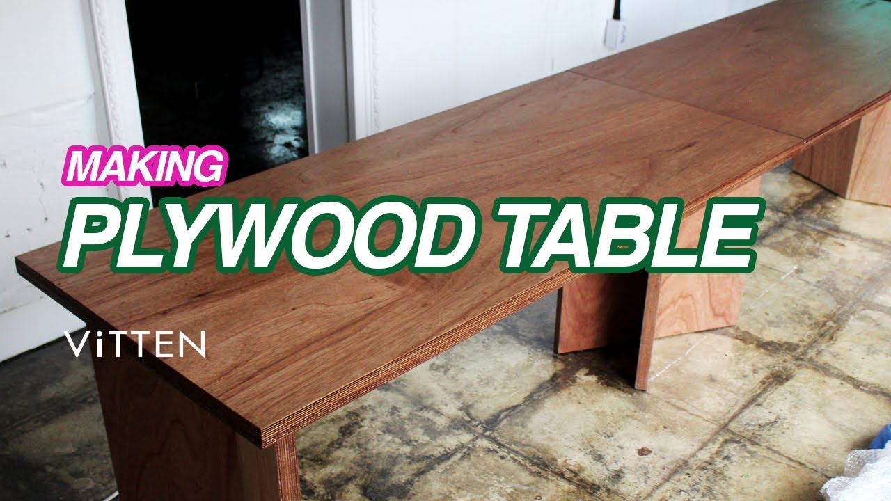 W06_Plywood Table / 합판 테이블 만들기