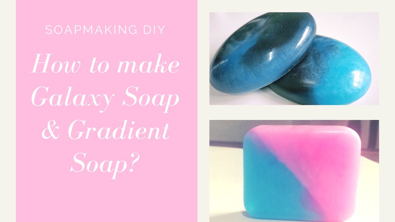 DIY Soapmaking tutorial - 1 Galaxy soap