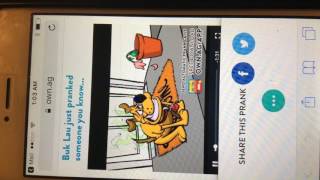 Ownage pranks app - friend recognises Buk Lau!