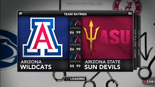 NCAA Football 14. 1 minute quarters. HEISMAN difficulty. 6/17/2026 Live Stream. DUEL IN THE DESERT.
