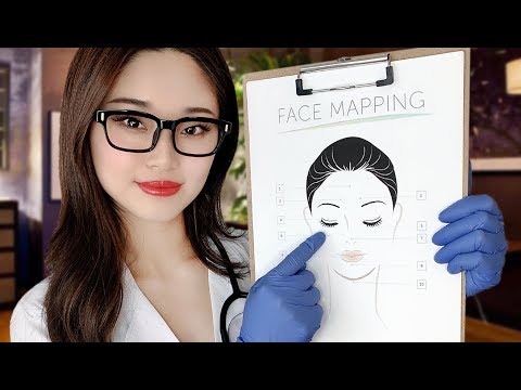 [ASMR] Chinese Face Mapping for Sleep