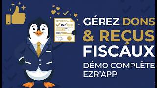 ezr'app : Gérez vos dons et reçus fiscaux Cerfa en quelques clics — Démo complète 2026 screenshot 3
