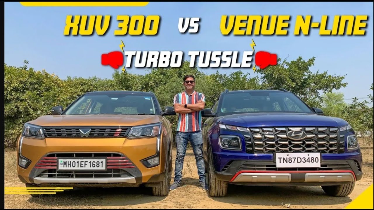 Mahindra XUV 300 Turbo VS Hyundai Venue N Line Which Turbo car is the best Detailed Comparison