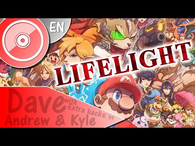 SUPER SMASH BROS. ULTIMATE Lifelight - (ENGLISH Cover) | DAVE [Backs by ANDREW u0026 KYLE] class=