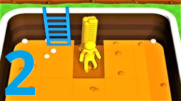 🪜 Dig Deep 💎 GAMEPLAY Part 2 NEW Zone (Android, iOS)