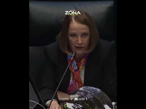 Lilly Téllez confronta a senadores durante su intervención
