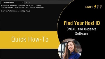 How to find the Host ID for OrCAD/Cadence Software (2024)
