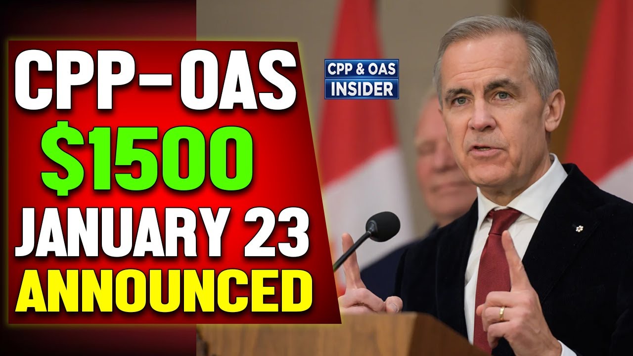 JUST ANNOUNCED CPP Beneficiaries Could Receive Up to $1,500 on January 23, 2026