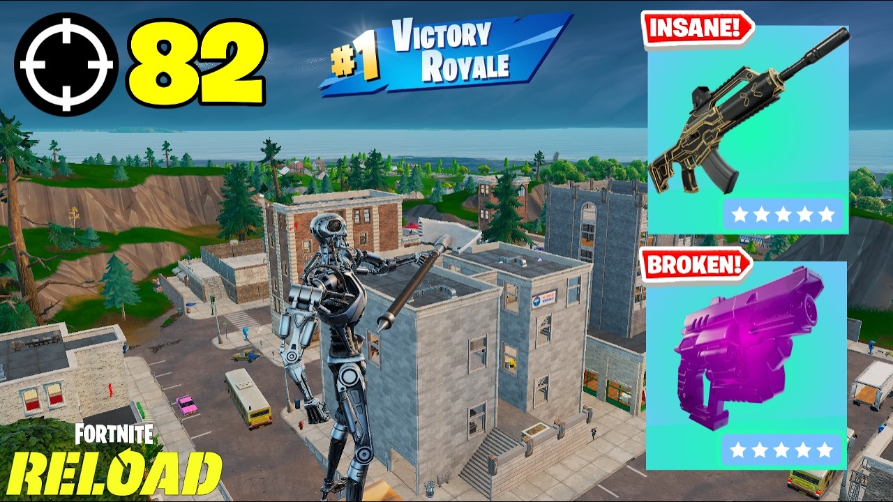 82 Elimination Solo "RELOAD” Gameplay Wins (Fortnite Chapter 7 PS5 Controller)