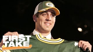 Stephen A. And Max’s Back-And-Forth On Aaron Rodgers, 2005 NFL Draft | First Take | April 26, 2017