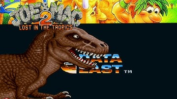 Joe & Mac 2: Lost In The Tropics - Super Nintendo - Intro (SNES)(HD)