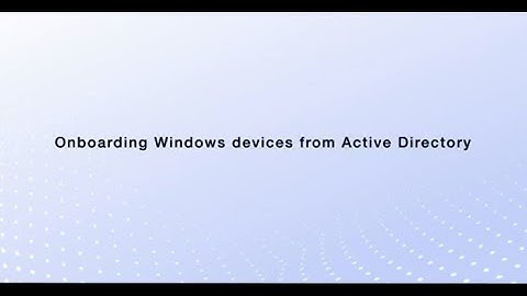 How to onboard Windows devices from Active Directory | ManageEngine PAM360