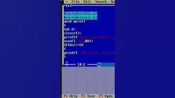 "Even or odd" numbers program in c programming language.#computerscience #shorts #viralshorts #short